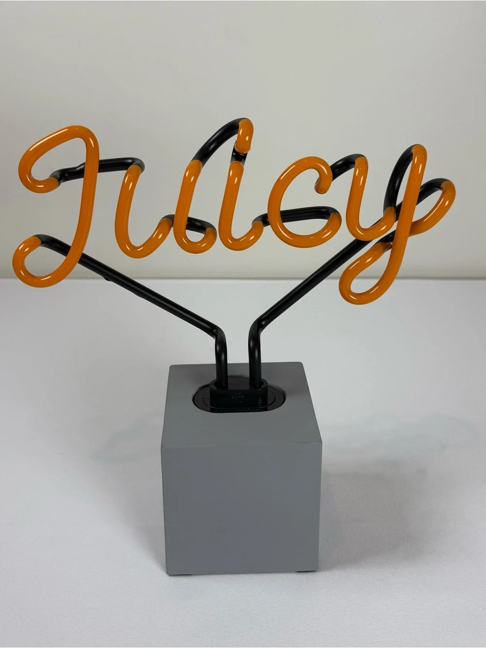 Locomocean JUICY Real Glass Neon Tabletop Sign